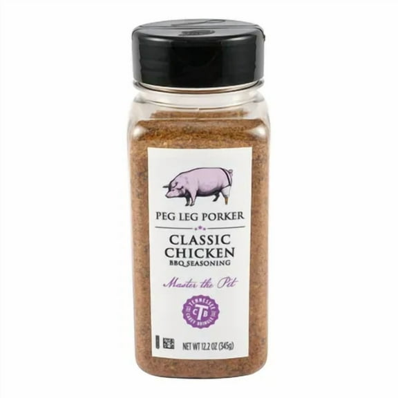 Peg Leg Porker Classic Chicken BBQ Seasoning, 12.200 oz
