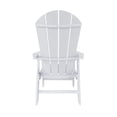 thumbnail image 6 of WestinTrends Malibu Adirondack Patio Dining Chairs, All-Weather Poly Lumber, Ergonomic Seat, 330-lb Capacity (Set of Two), White, 6 of 11