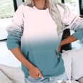 thumbnail image 2 of Womens Fall Tops 2024 Womens Workout Tops Fashion Print Long Sleeve Blouse Round Neck Casual Tops Sweatshirt, 2 of 5