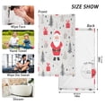 thumbnail image 6 of Yayeee 100% Cotton Hand Towels for Bathroom 16" x 28" Soft Absorbent Kitchen Towel, Gray Christmas Santa, 6 of 7