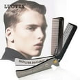 thumbnail image 4 of Switchblade Comb, Switchblade Spring Pocket Oil Hair Comb Folding Knife Looking Automatic Push Button Brush, 4 of 5