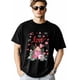 thumbnail image 1 of T-Shirts for Men, Hearts Dessert Leaves Crew Neck Cotton T-Shirt Men's Short Sleeve Valentine's Day Flower Love Heart, 1 of 8