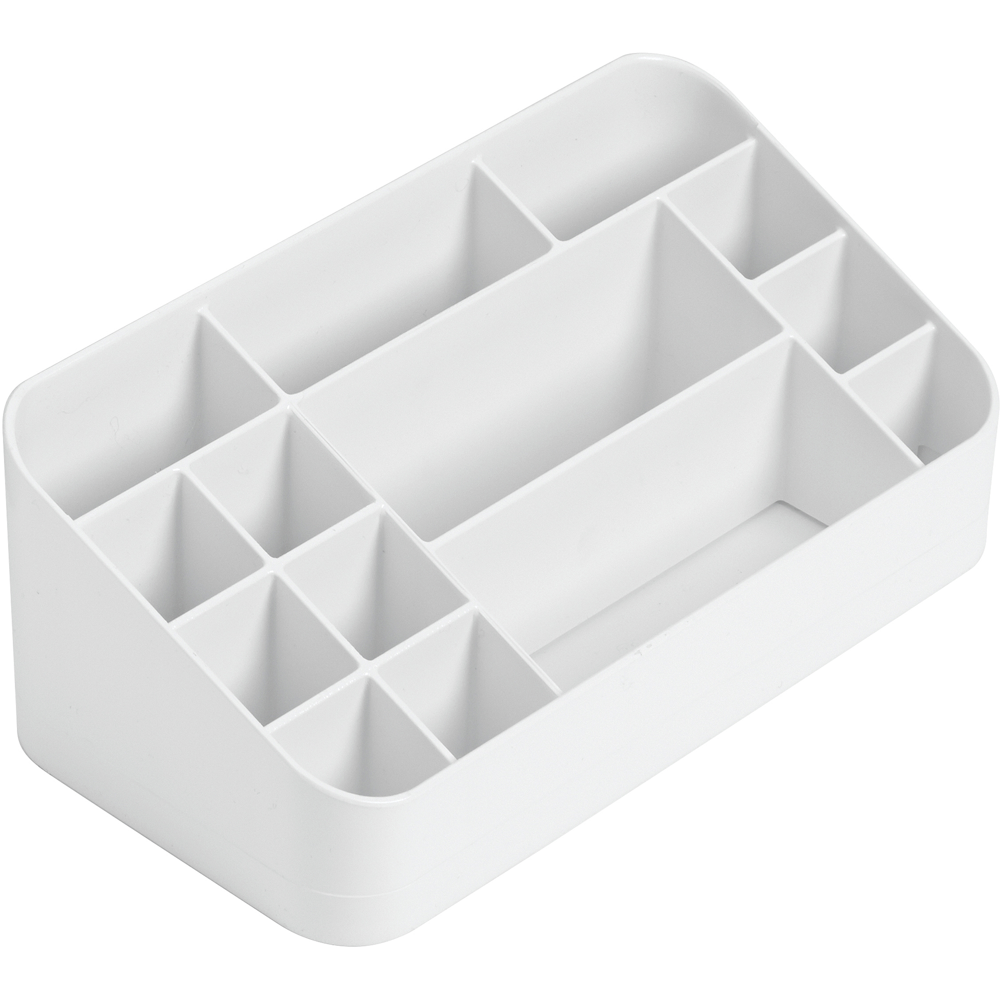 iDesign Clarity Cosmetic Organizer for Vanity Cabinet to Hold Makeup, Beauty Products, Lip Sticks, White - image 2 of 6