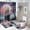 Ship-7, variant on Fantasy Ship Print Shower Curtain Set 4-Set Bathroom Decor Set Night Scene Moonlight Magical Includes U-Mat ,Toilet Cover Mat ,Floor Mat ,Shower Curtain with 12 Hooks,72inx72in