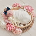 thumbnail image 3 of Balery Blue Seahorse Pattern Baby Headbands Hairbands Hair Bow Elastics for Baby Girls Newborn Infant Toddlers Kids, 3 of 4