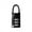 Black, variant on tooloflife 3 Digit Mini Combination Padlock Password Lock Luggage Backpack Cupboard Anti-Theft Locks Zinc Alloy