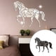 thumbnail image 3 of Adhesivo de pared Toystoory Decoración del hogar Animales acrílicos Negro, 3 of 6