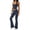 Navy, variant on Lounge Sets for Women Solid Color Sports Tank Tops with Removable Pads and High Waist Flared Yoga Leggings Two Piece Workout Outfit for Gym Yoga