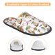 thumbnail image 3 of Balery Mushrooms Pantuflas de Casa de Felpa Silenciosas con Diseño Estampado, Zapatillas Cómodas Antideslizantes de Algodón para Interior-Medium, 3 of 8