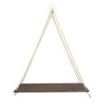 thumbnail image 1 of Decoración De Pared Sling Rack Maceta Estante De Almacenamiento Colgante De Pared Colgante De Madera Adornos Colgantes Speravity HA014356-00, 1 of 5