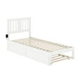 thumbnail image 3 of Tahoe Contemporary Metal Eco-Friendly Wood Headboard, Queen, White, 3 of 7