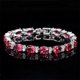thumbnail image 5 of Qarigey de mujer, brazalete de cristal elegante a la moda de cobre, decorativa, joyería de mano, decoración de ropa, moda informal Ropa, zapatos y accesorios Miscelánea Rojo Qarigey AP014782-01, 5 of 6