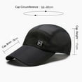 thumbnail image 3 of Prolriy Baseball Cap Hats for Men Women Unisex Mesh Cap Breathable Hat Work Cap Plain Sunshade Baseball Cap Mountain Climbing Outdoors Summer Cap Trucker Hat Hot Pink, 3 of 3