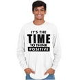 thumbnail image 5 of Time Think Cute Optimistic Gym Long Sleeve TShirt Men Women Brisco Brands L, 5 of 5