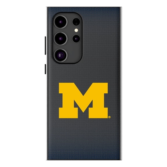 Keyscaper Michigan Wolverines Linen Galaxy Magnetic Bump Case