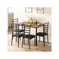 thumbnail image 3 of Ourlova 5 Piece Dining Table Set For 4 Modern Metal Frame Wood Tabletop Small Space Rectangular Furniture Set With 1 Table 4 Chairs For Kitchen Dinette Breakfast Nook, 3 of 9