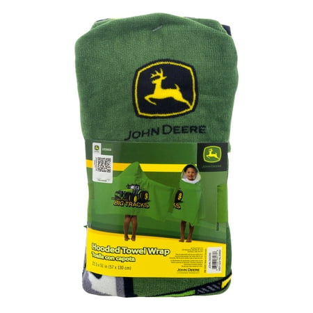 John Deere Hooded Towel Wrap, 1.0 CT