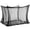 Black, variant on Rectangular Mosquito Net for Camping, 118x118x94.5 Inch Large Mesh Canopy Tent, Outdoor Travel Bug Netting for Patio Picnic Backyard