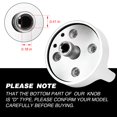 thumbnail image 3 of 5pcs Stove Control Knob W10594481 for Gas Cooktop Range Stainless Steel Cooker Stove Control Knob WPW10594481 AP6023301 PS11756643 3281332 WCG97US0DS00, 3 of 7