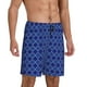 thumbnail image 2 of Fotbe Blue Lantern Shapes Pantalones Cortos de Pijama para Hombre, Ropa de Dormir, Pantalones de Pijama Cortos para Hombre-Large, 2 of 6