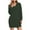 Army Green, variant on Efsteb 2025 Fall Fashion Long Sleeve Dress for Women Lapel V Neck Sweatshirt Dress Business Casual Work Dress with Pockets (Black,M)