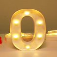 thumbnail image 2 of Pendant Clearance! Letters Up Standing Light Light Wihte Plastic Hanging Warm Lights Letter Led Home Decor, 2 of 5