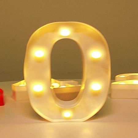 

Letters Up Standing Light Light Wihte Hanging Warm Lights Letter LED Home Decor