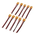 thumbnail image 4 of 120mm Silicona XT60 XT-60 Conector O Cable de 5 pares Macho y Hembra con alambre CUTICAT Conector XT60 Macho Hembra, 4 of 8