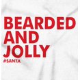 thumbnail image 2 of Xmas Bearded and Jolly Hashtag Santa Men's Graphic T Shirt Tees Brisco Brands X, 2 of 5