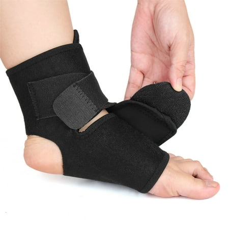 Open-Heel Compression Ankle Arch Support Brace Sleeve Foot Protective ...