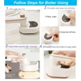 thumbnail image 3 of Compact Handheld Iron Steamer - Foldable Steaming Clothes Iron, Fast Heat, Powerful Steam for Wrinkle-Free Clothes Anywhere, Foldable Iron, 3 of 9