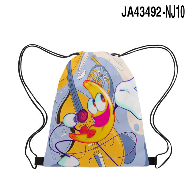 Shovelware Brain Game Roblox mochila escolar con cordón, bolsillo con cordón, mochila de gran capacidad para estudiantes de primaria