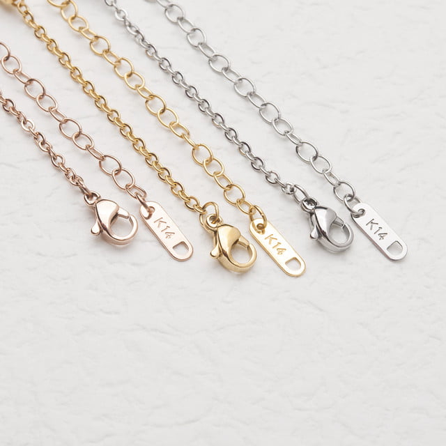 Personalized paperclip bracelet with engraved bar in Sterling silver,  Yellow Gold, Rose Gold