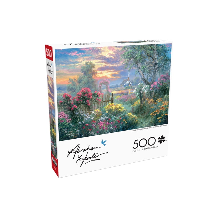 Buffalo Games Abraham Hunter Summer Rose Garden 500-Pc Puzzle photo 4