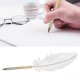 thumbnail image 2 of Stylish White Feather Ballpoint Pen Wedding Writing Pen Business Signature Pen, 2 of 5