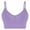 Purple, variant on Antinious Women Wireless Bras Sports Backless Solid Striped Everyday Supportive