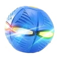 thumbnail image 2 of Genérico Pelota Que Rebota para Niños, Platillo Volador Mágico,Pelota Hinchable,Forma Dual Conmutable Libremente, con 6 Luces, Juguete para Mascotas Fácil de Atrapar, 2 of 3