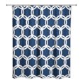 thumbnail image 2 of Creative Products Navy Lattice 71x74 Shower Curtain, 2 of 2
