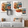 thumbnail image 4 of Designart "Echoes of Cassette Tapes Colorful Nostalgia III" Music Metal Wall Art, 4 of 5