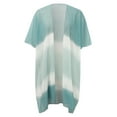 thumbnail image 4 of Long Cardigans for Women Lightweight Casual Kimono Cover Up Floral Print Boho Beach Elbow Sleeve Open Front Tops Loose Sweaters for Women YA Sky Blue One Size, 4 of 4