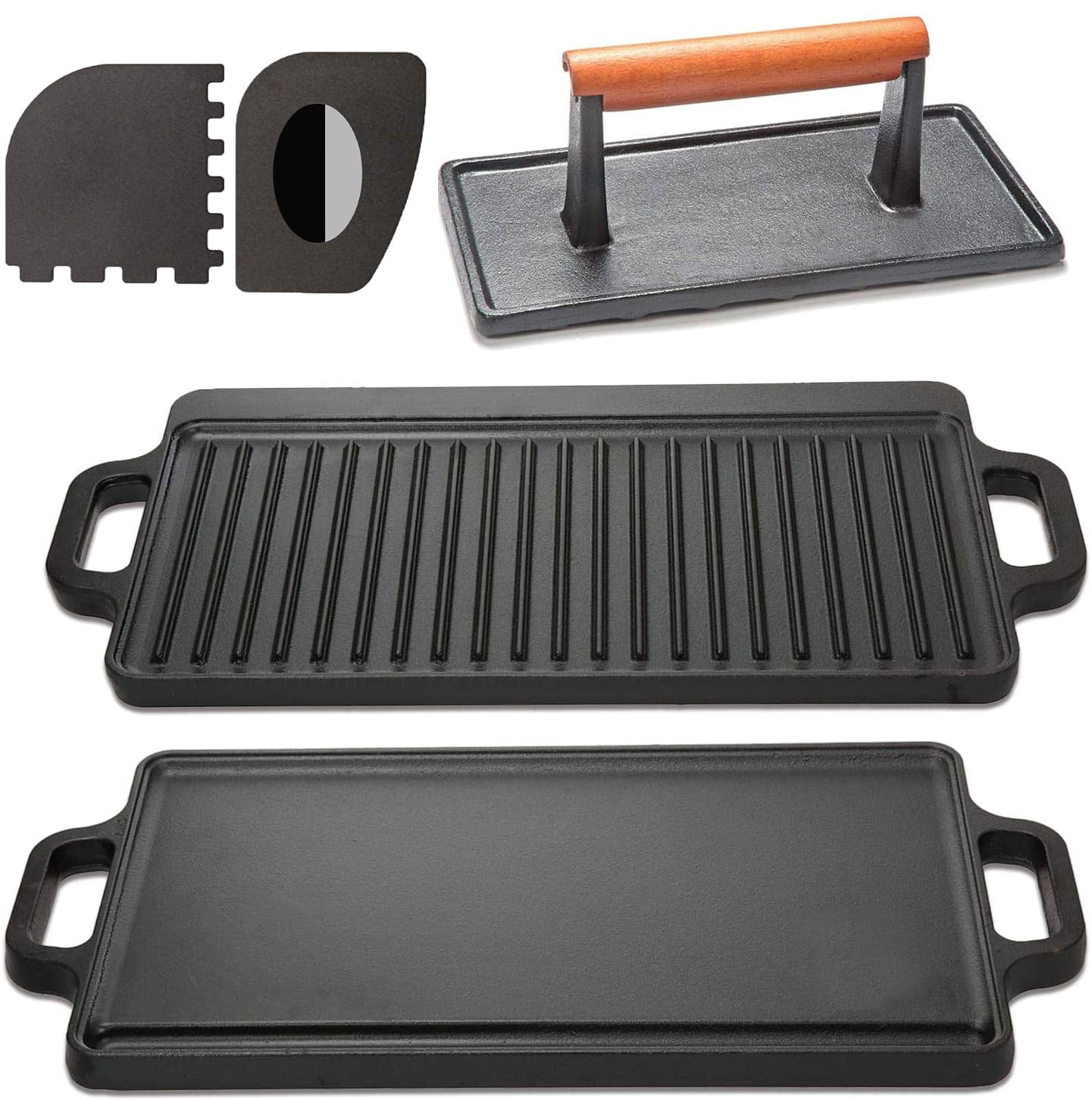 Cast Iron Griddle, Stove Top Grill