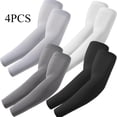 thumbnail image 1 of EIMELI 4PCS Outdoor Sports Sunscreen Sleeves Cycling Arm Protectors Quick Drying UV Resistant Ice Sleeves Breathable Driving Cycling Protective Sleeves, 1 of 7