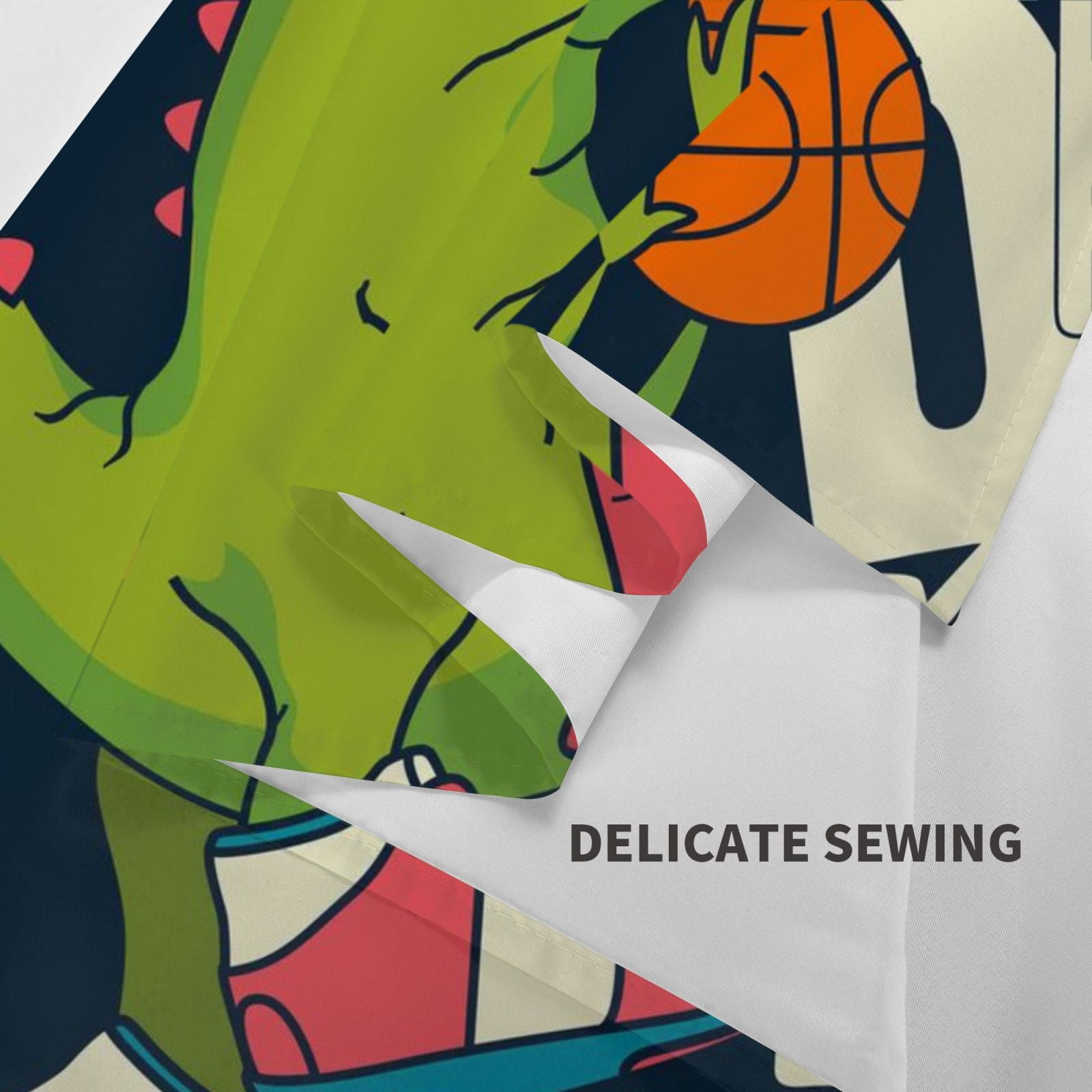 Xecao Dinosaur Basketball Player patten Tapestry 60x51 Inches Wall Hanging Poster Tapestry for Living Room Bedroom Home Decor