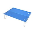 thumbnail image 2 of Mesa de camping ligera, portátil, pequeña, para viajes Azul, 2 of 9