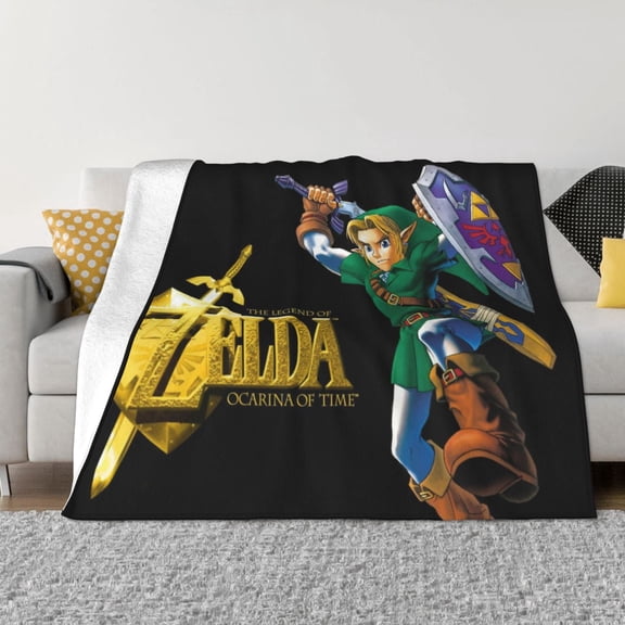 The Legend Of Zelda Throw Blanket Couch Bed Sofa Soft Lightweight Warm Cozy Flannel Fleece Bed Blanket For Kids Adults Gift Multiple Sizes Available 40"X30"