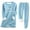 144#Light Blue, variant on Women's Round Neck Pocket With Thickened Plush Insulation Long Sleeved Top And Plush Pants Set Workout Leggings For Women Maternity Thermal Leggings
