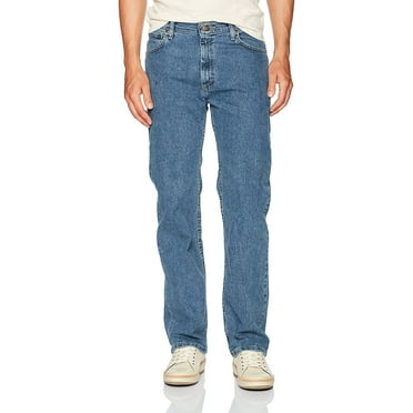 Wrangler Men's and Big Men's Five Star Straight Comfort Stretch Regular ...