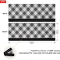thumbnail image 5 of GZHJMY Grey Buffalo Plaid Refrigerator Door Handle Covers Set of 2, Keep Off Fingerprints Kitchen Appliance Fridge Microwave Dishwasher Door Handle Protector Covers, 5 of 6