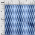 thumbnail image 2 of oneOone Rayon Blue Fabric Block Craft Projects Decor Fabric Printed By The Yard 56 Inch Wide-R8, 2 of 5