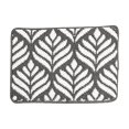 thumbnail image 3 of Tapete antideslizante absorbente de agua con forma de hoja para baño, entrada y puerta. Suave y de secado más fácil., 3 of 7